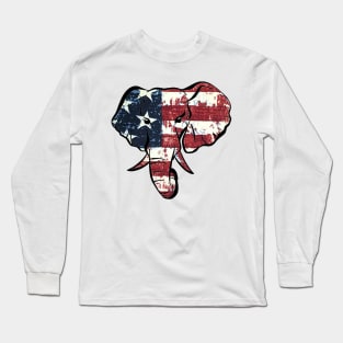 Republican Elephant Long Sleeve T-Shirt